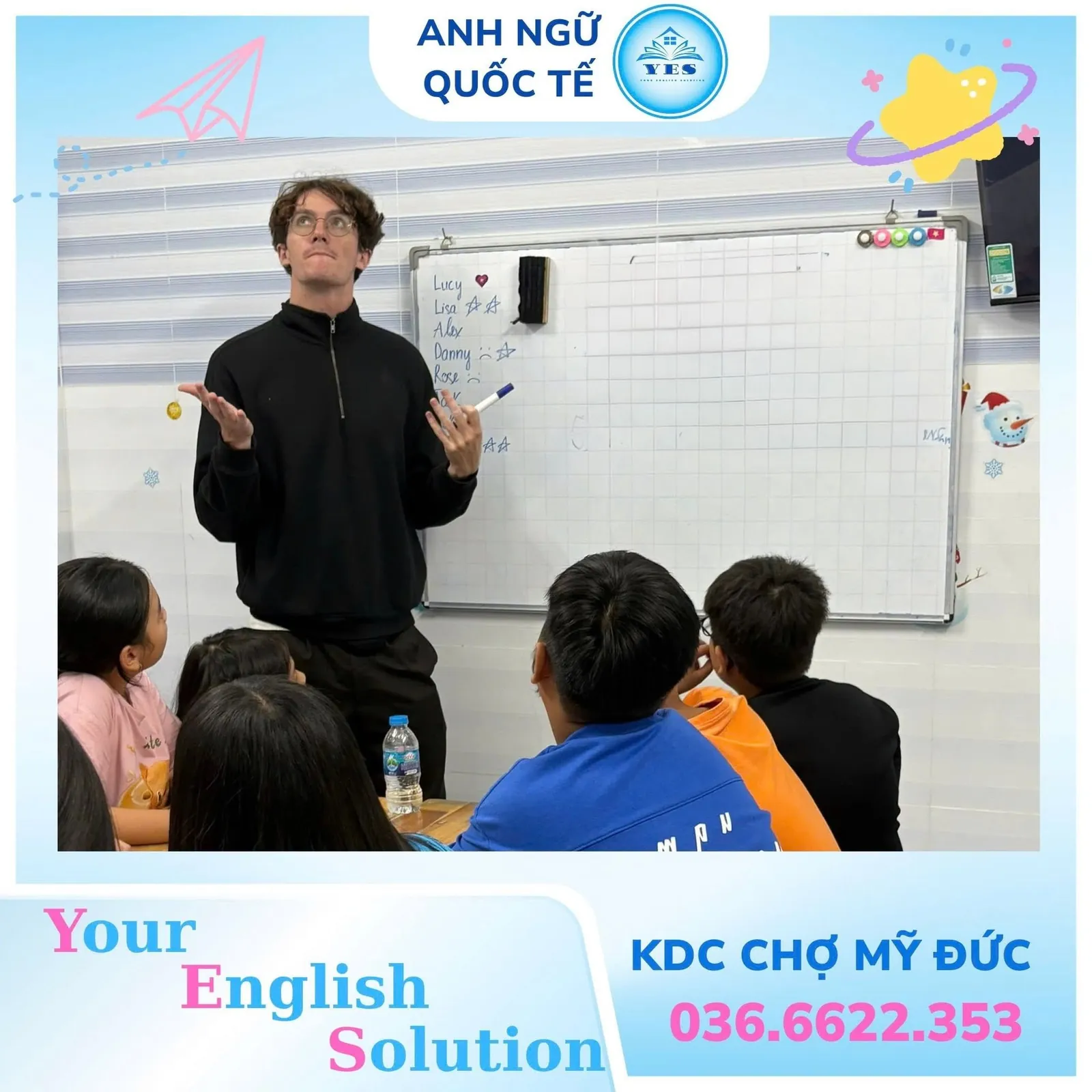Khóa tiếng Anh giao tiếp tại YES Mỹ Đức